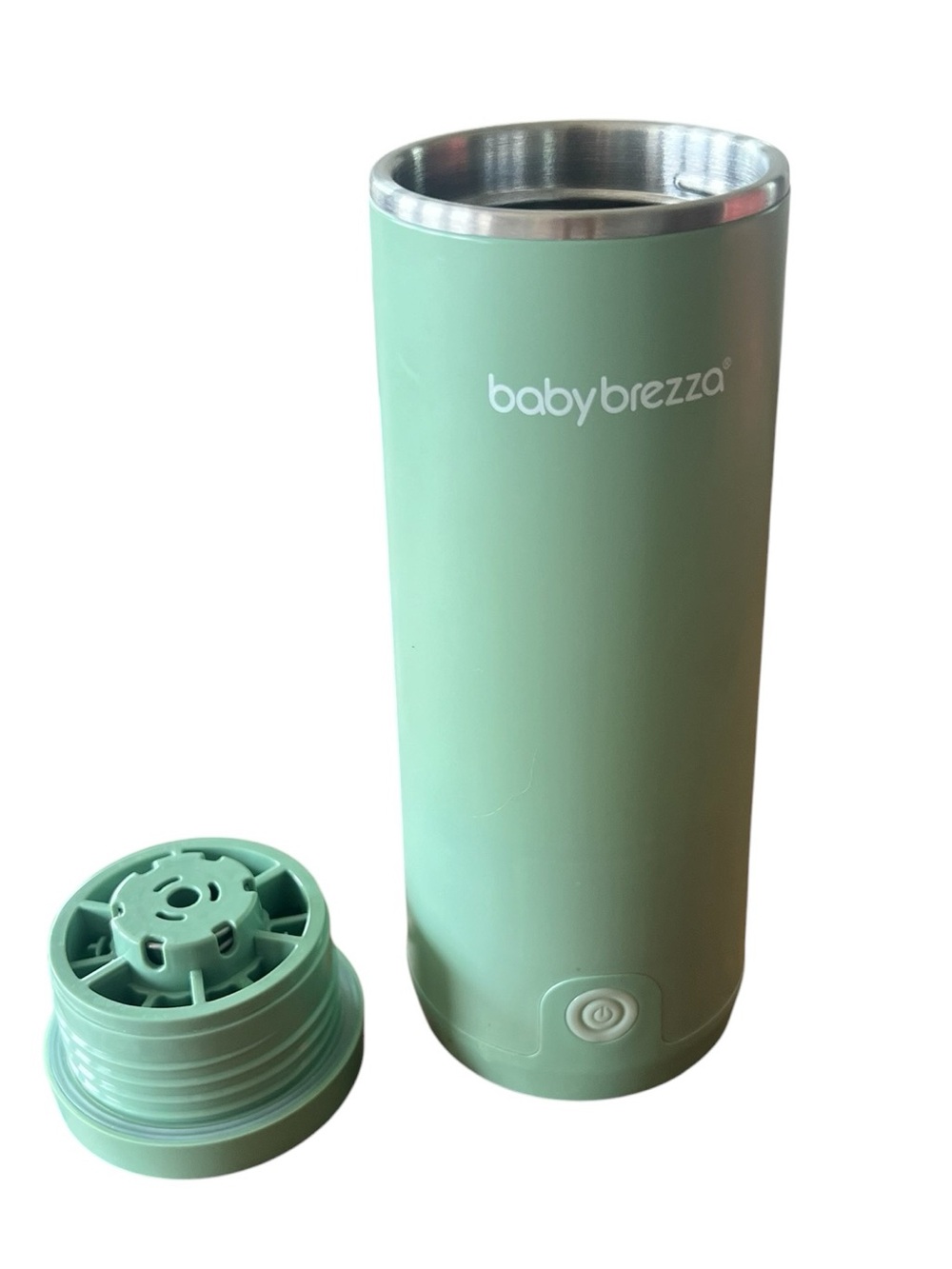Baby Brezza Superfast portable baby bottle warmer green